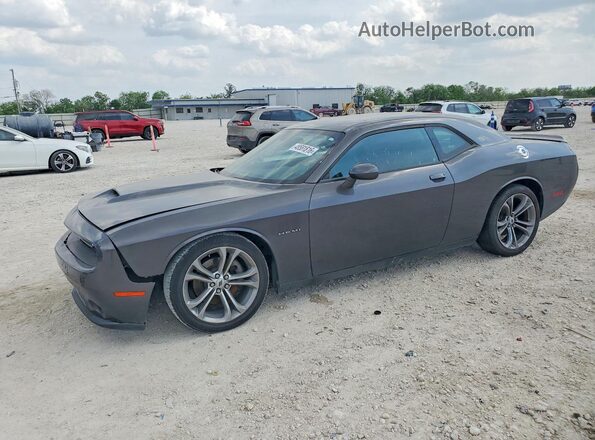 2C3CDZBT0LH124643 2020 DODGE CHALLENGER Gray Trasero izquierdo