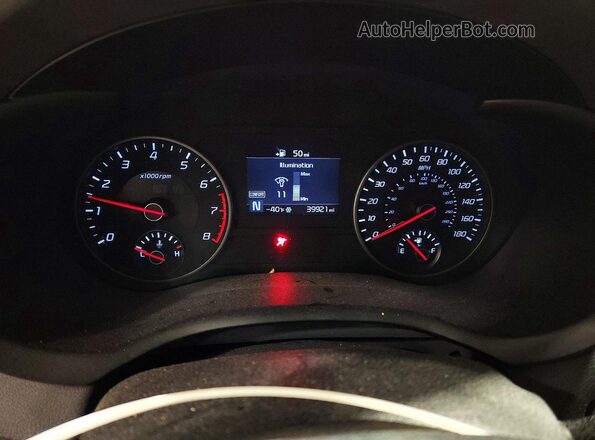 KNAE35LC5K6060207 2019 KIA STINGER Белый Вид задних сидений