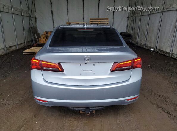19UUB1F53HA800674 2017 ACURA TLX Серебряный Вид сзади