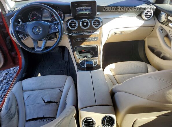 WDC0G4KBXGF016791 2016 MERCEDES-BENZ GLC-CLASS Red Vista del cuadro de instrumentos