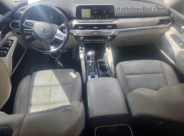 5XYP5DHC0LG033312 2020 KIA TELLURIDE Gray Widok zestawu wskaźników