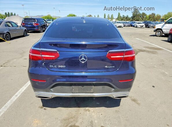 WDC0J4KB6HF157618 2017 MERCEDES-BENZ GLC-CLASS Синий Вид салона спереди