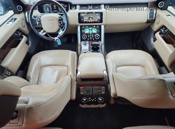 SALGS2RE1KA532026 2019 LAND ROVER RANGE Black Вид щитка приладів
