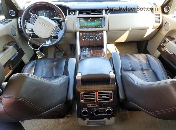 SALGS2FVXHA374475 2017 LAND ROVER RANGE Blue ხელსაწყოთა პანელის ხედი
