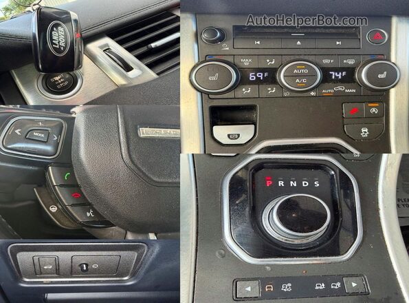 SALVP2BG8GH111696 2016 LAND ROVER RANGE ROVER Black Widok wnętrza 360 stopni