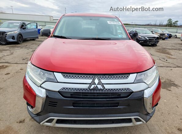 JA4AZ3A32KZ011076 2019 MITSUBISHI OUTLANDER Красный Вид сзади
