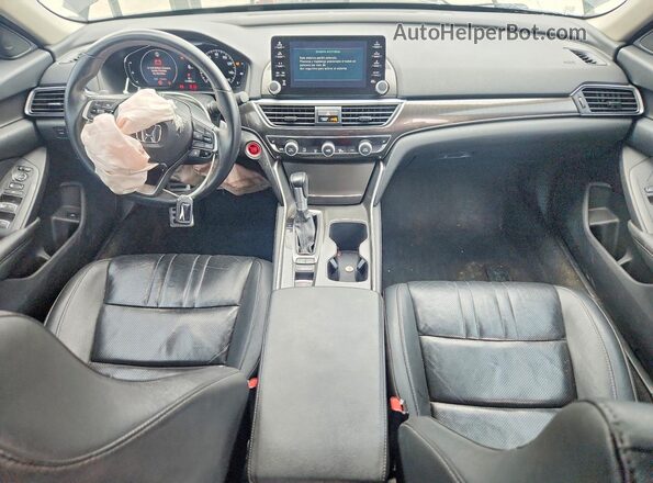 1HGCV1F43MA018881 2021 HONDA ACCORD Черный Вид щитка приборов