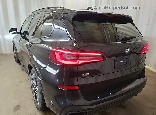 5UXJU4C01M9F71043 2021 BMW X5 Black უკანა მარჯვენა