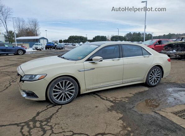 1LN6L9SK9J5601251 2018 LINCOLN CONTINENTA Бежевый Передняя левая четверть