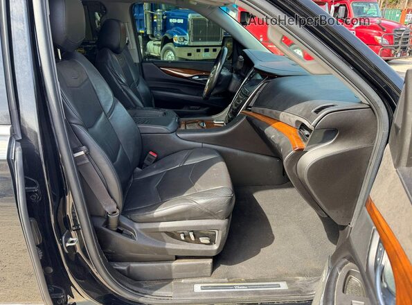 1GYS4BKJ6HR196848 2017 CADILLAC ESCALADE Черный Вид сзади