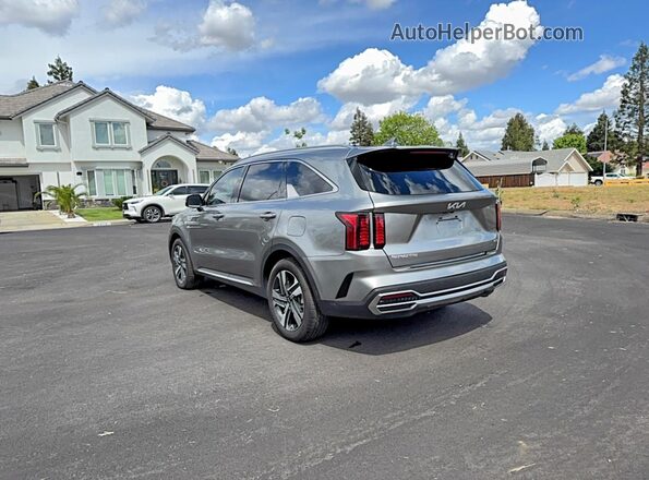 KNDRHDLGXR5258767 2024 KIA SORENTO Gray Przód prawy