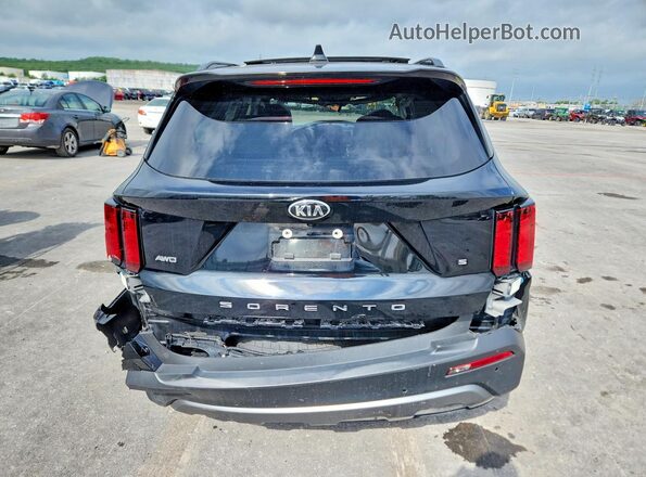 5XYRLDLC8MG051497 2021 KIA SORENTO Черный Вид салона спереди