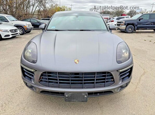WP1AB2A57GLB45029 2016 PORSCHE MACAN Серый Вид подкапотного пространства