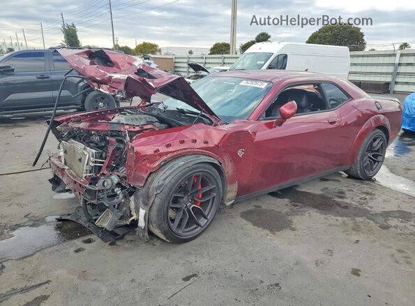 2C3CDZC99JH149704 2018 DODGE CHALLENGER Red Przód lewy