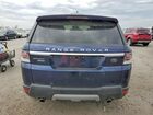 2016 Land Rover Range Rover Sport Hse Blue vin: SALWR2PF1GA590972