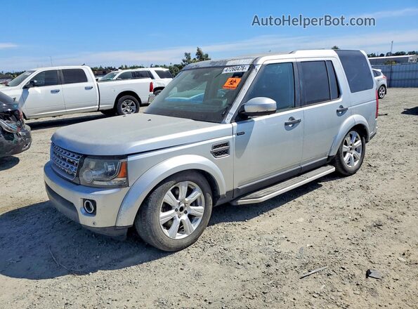 SALAG2V69GA818218 2016 LAND ROVER LR4 Серебряный Передняя левая четверть