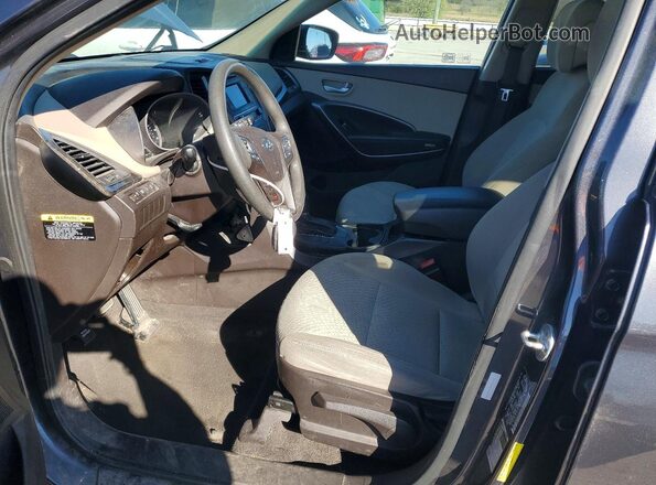 5XYZT3LB2JG523996 2018 HYUNDAI SANTA FE Серый Вид панели приборов