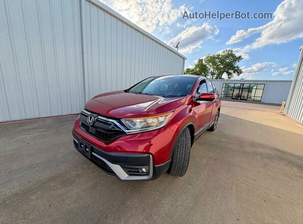 2HKRW1H56NH407729 2022 HONDA CRV Красный Задняя правая четверть