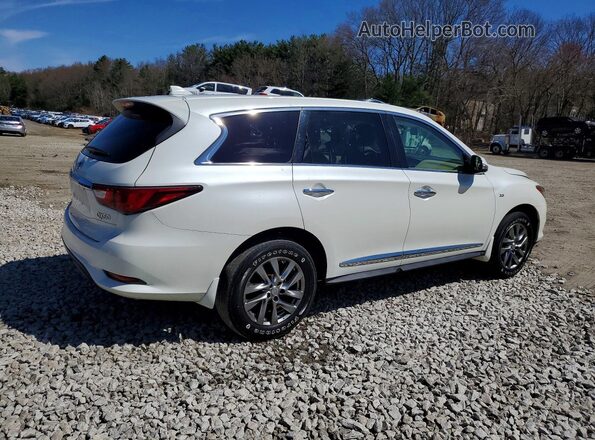 5N1DL0MM4HC554931 2017 INFINITI QX60 Белый Передняя правая четверть