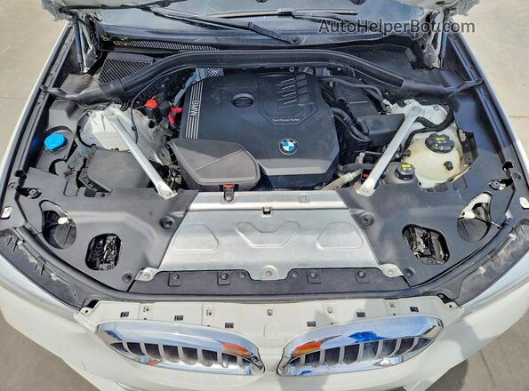 5UX2V1C03M9H38079 2021 BMW X4 Белый Вид наклейки с VIN-кодом
