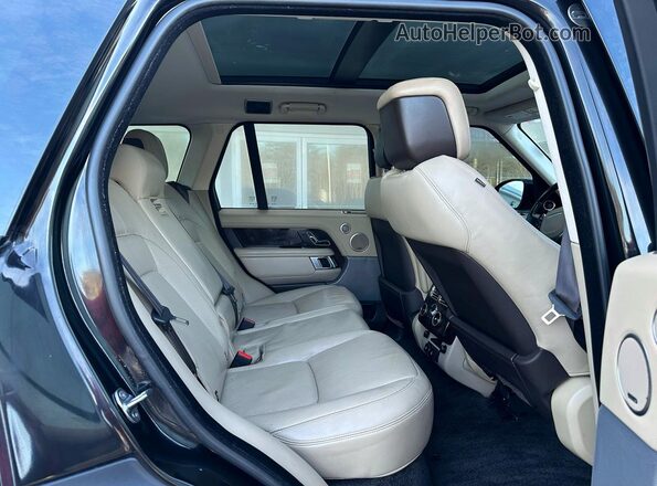 SALGS2SV7KA516858 2019 LAND ROVER RANGE Черный Вид салона спереди