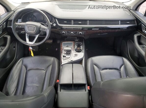 WA1LAAF72HD037697 2017 AUDI Q7 Белый Вид щитка приборов