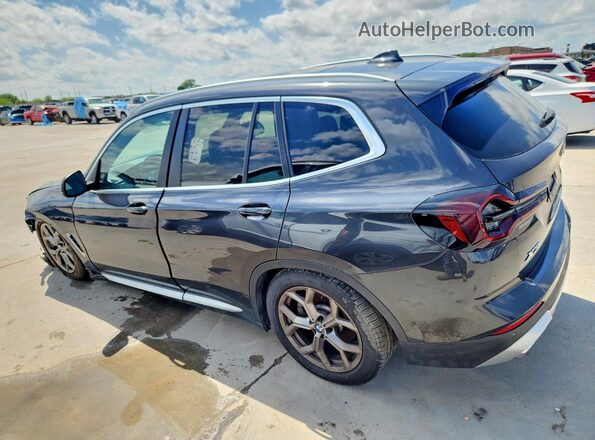 5UX43DP02N9L59731 2022 BMW X3 Gray Задня права чверть