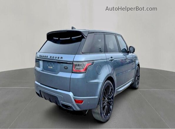 SALWR2RVXKA823843 2019 LAND ROVER RANGE Синий Вид спереди