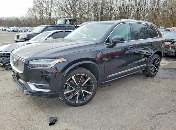 YV4BR00K2M1693067 2021 VOLVO XC90 Черный Передняя левая четверть