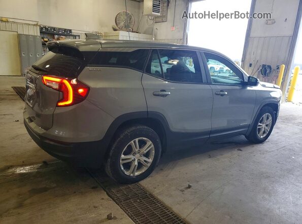3GKALMEG0PL222614 2023 GMC TERRAIN Серый Передняя правая четверть
