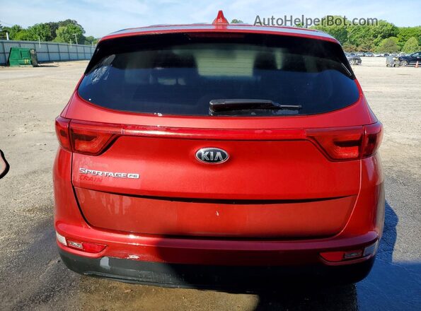 KNDPM3AC5J7474466 2018 KIA SPORTAGE Красный Вид салона спереди