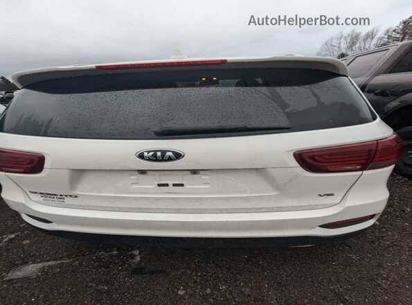 5XYPGDA55KG433404 2019 KIA SORENTO White Widok wnętrza z przodu