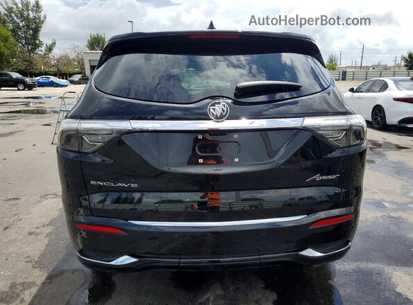 5GAERDKW7NJ185350 2022 BUICK ENCLAVE Черный Вид салона спереди