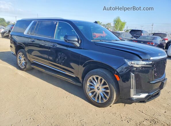 1GYS4JKL3NR133858 2022 CADILLAC ESCALADE Черный Вид спереди
