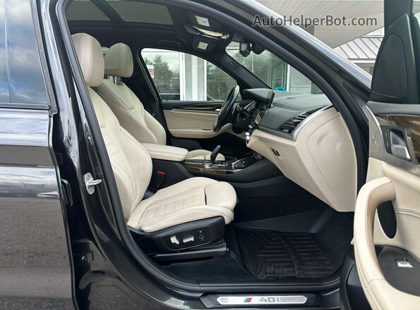 5UXTY9C07L9C80121 2020 BMW X3 Charcoal Widok z przodu