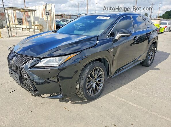 2T2BZMCA6KC179448 2019 LEXUS RX 350 Black Задня ліва чверть