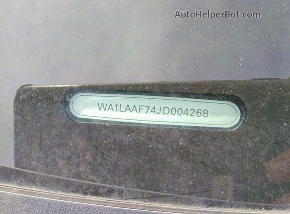 WA1LAAF74JD004268 2018 AUDI Q7 Silver Вид задньої частини салону