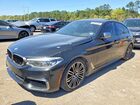2018 Bmw M550xi Black vin: WBAJB9C58JG463682