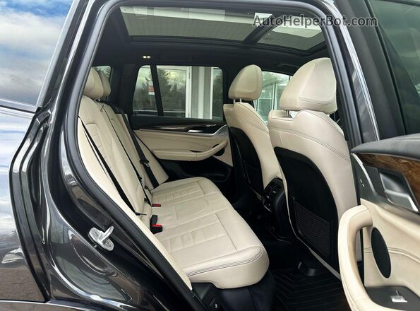 5UXTY9C07L9C80121 2020 BMW X3 Charcoal Widok z tyłu