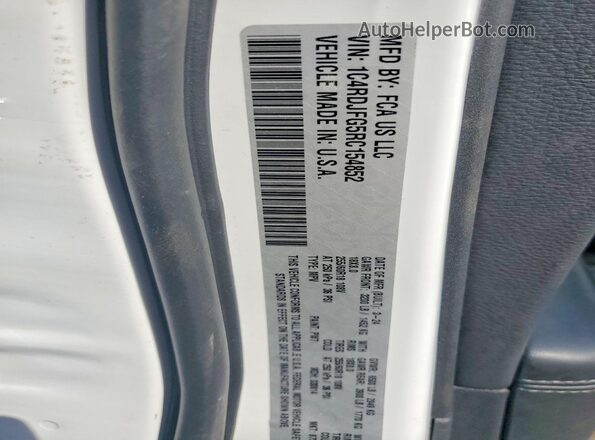 1C4RDJFG5RC154852 2024 DODGE DURANGO White Սալոնի 360 աստիճան տեսք