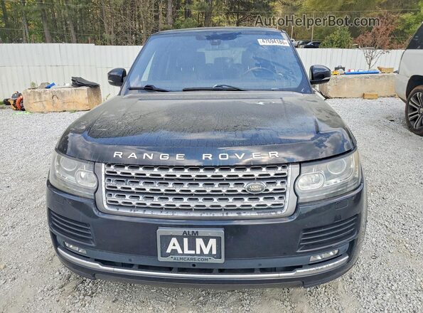 SALGS2KF6GA255660 2016 LAND ROVER RANGE ROVER Черный Вид сзади