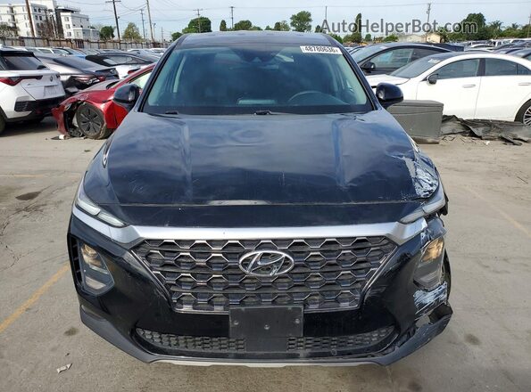 5NMS33AD8LH267605 2020 HYUNDAI SANTA Black Rear view
