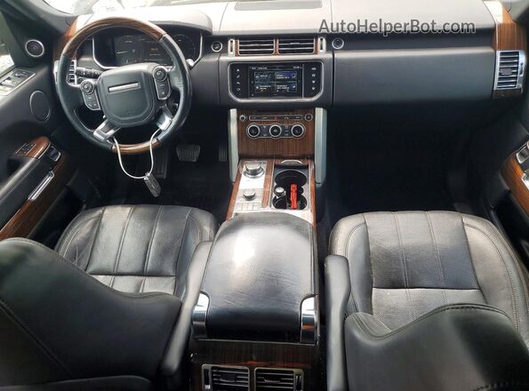 SALGS2KF6GA255660 2016 LAND ROVER RANGE ROVER Черный Вид щитка приборов