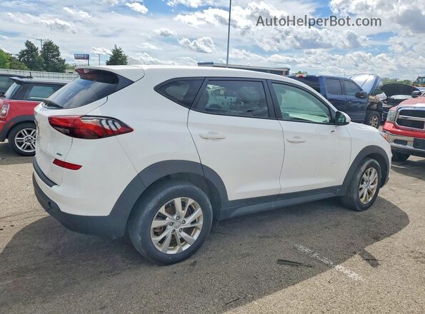 KM8J2CA48MU288295 2021 HYUNDAI TUCSON Белый Передняя правая четверть