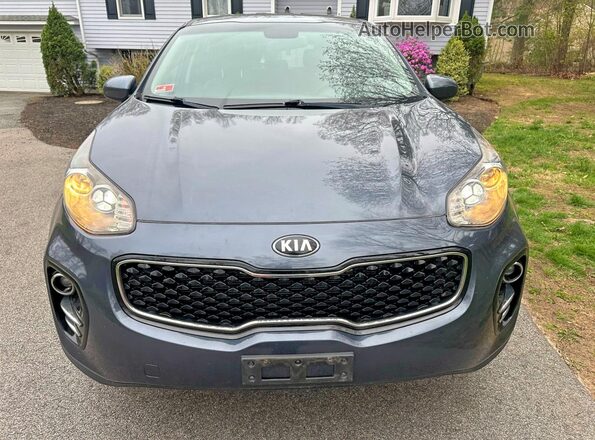 KNDPMCACXK7584463 2019 KIA SPORTAGE Blue Widok komory silnika