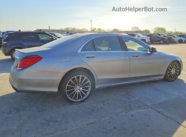 WDDUG8CB0GA214053 2016 MERCEDES-BENZ S-CLASS Серебряный Передняя правая четверть