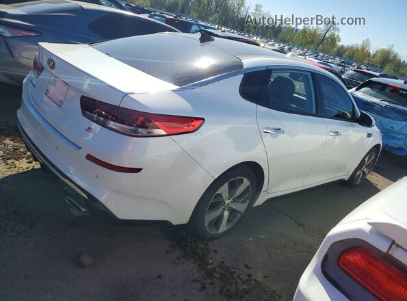 5XXGT4L36KG316829 2019 KIA OPTIMA Белый Передняя правая четверть