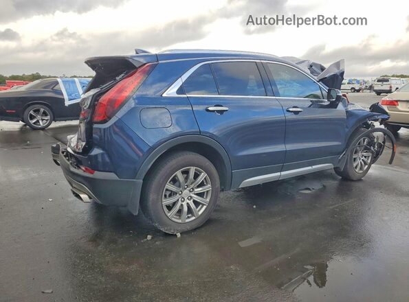 1GYFZCR43MF028086 2021 CADILLAC XT4 Синий Передняя правая четверть