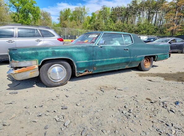 J0294148 1970 CADILLAC DEVILLE Green Przód lewy