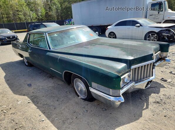 J0294148 1970 CADILLAC DEVILLE Green Przód prawy